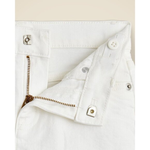 J CREW Girls White Cuffed Denim Shorts Sz 6 NEW NWT - Picture 4 of 4